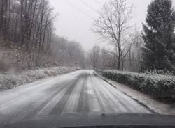 Neve a Dumenza, primo dicembre 2018