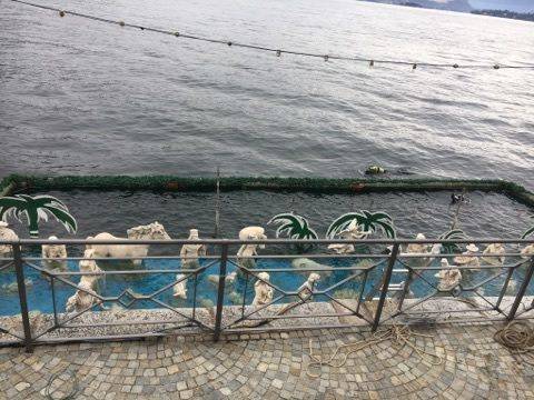 Posato il presepe nella acque del Maggiore - Natale 2017 - foto di Manuela Debbia