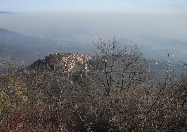 Il Sacro monte dal Campo dei Fiori