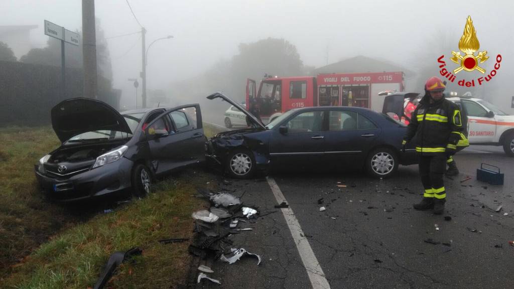 incidente stradale angera 29 gennaio 2018