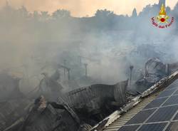 cotonificio solbiate olona incendio febbraio 2018