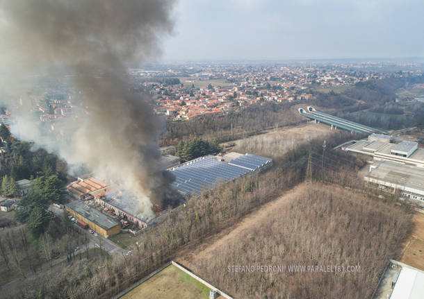 incendio cotonificio ponti solbiate olona stefano pedroni