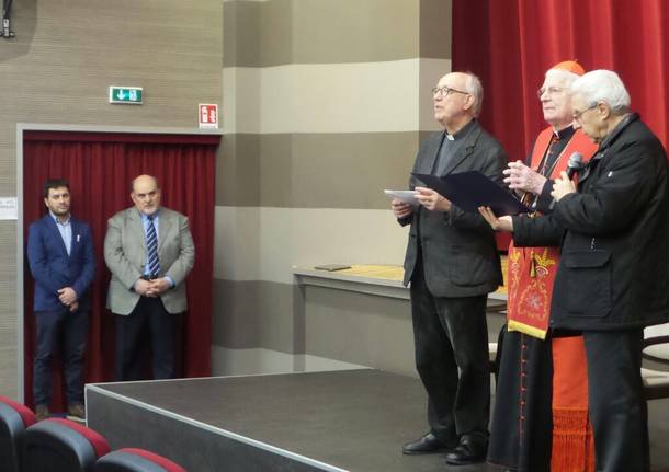 Cardinal Scola inaugura il rinato cinema Prealpi