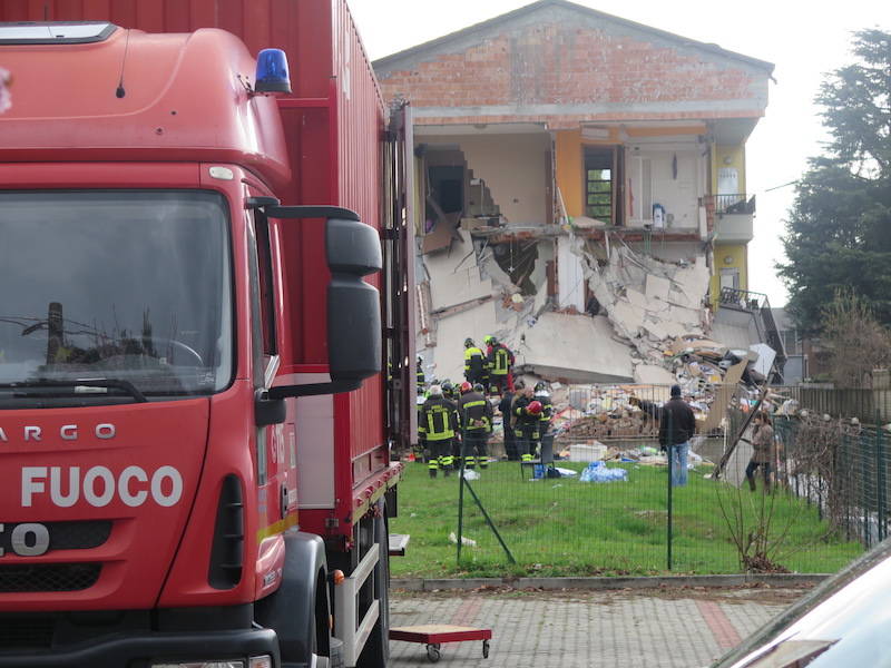 esplosione in palazzina a Rescaldina