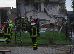 Esplosione palazzina Rescaldina Milano