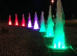 Fontana viale Toselli Legnano  nuova illuminotecnica  3 