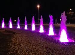 Fontana viale Toselli Legnano  nuova illuminotecnica  4 