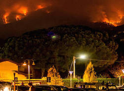 Incendio Campo dei fiori, la notte dei vigili del fuoco, 30 ottobre