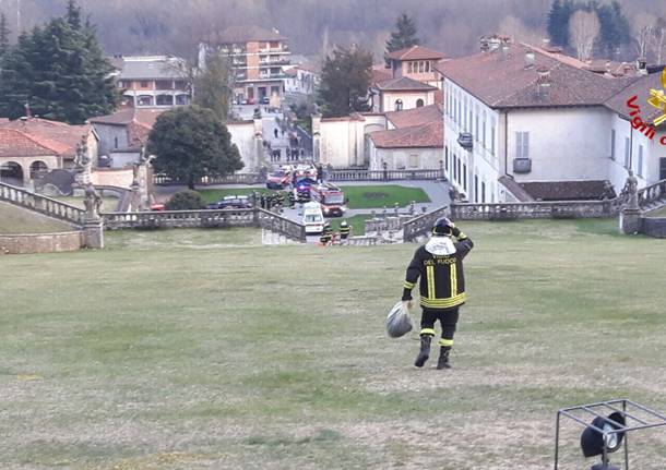 Soccorso a Villa Della Porta Bozzolo Vigili del Fuoco