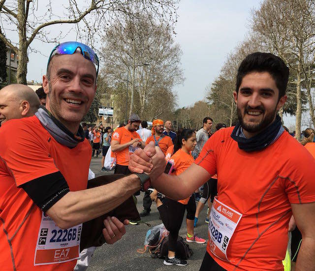 Gli atleti del Centro Gulliver alla Milano Marathon