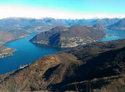 Il lago Ceresio dal Monte Orsa - foto di Ilario Rizzato