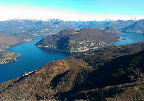 Il lago Ceresio dal Monte Orsa - foto di Ilario Rizzato