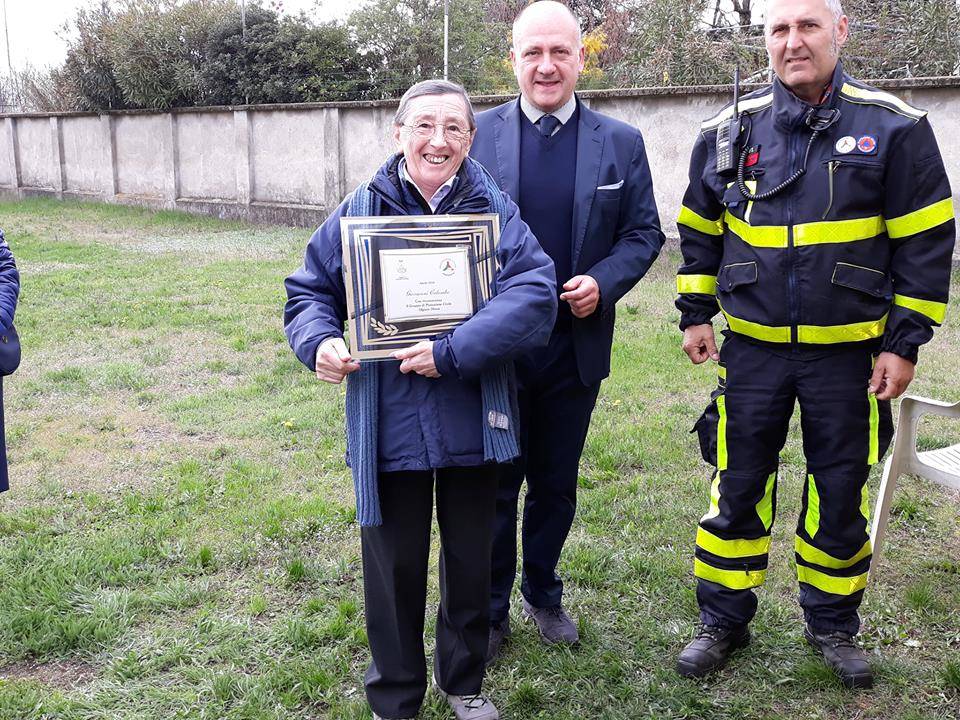 premiazione volontari protezione civile olgiate olona