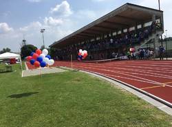 Taglio del nastro per la nuova pista di atletica di Gavirate