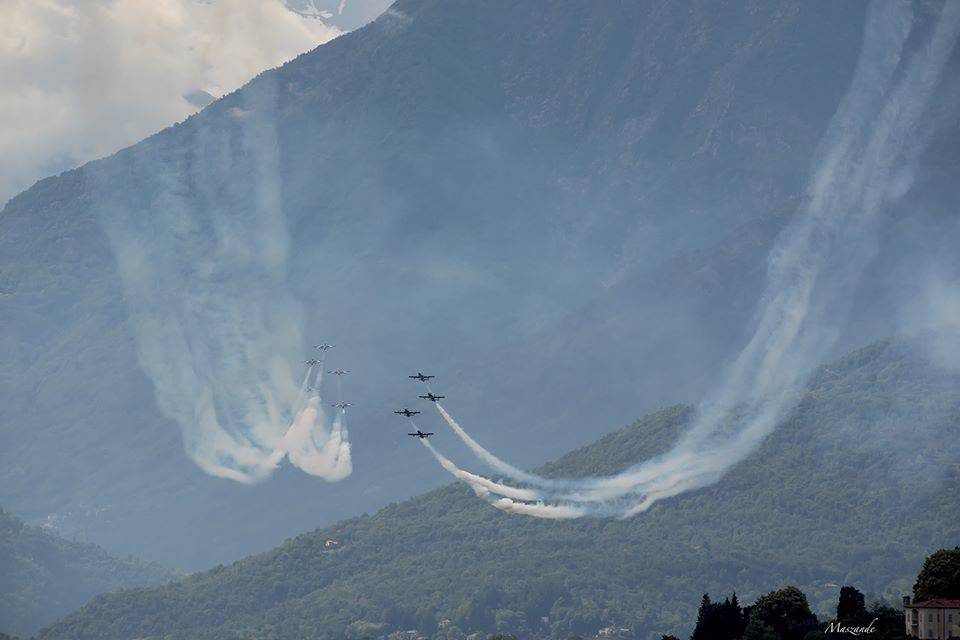 Frecce Tricolori viste da Cerro