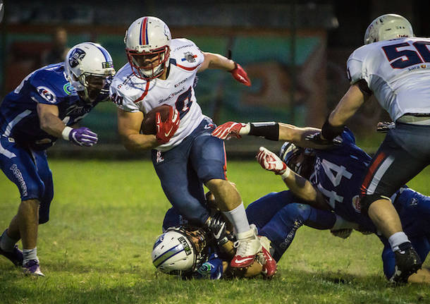 football americano warriors blue storms 2018