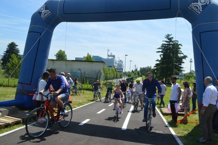 Inaugurazione pista ciclabile Betulle Garbatola Nerviano  21 