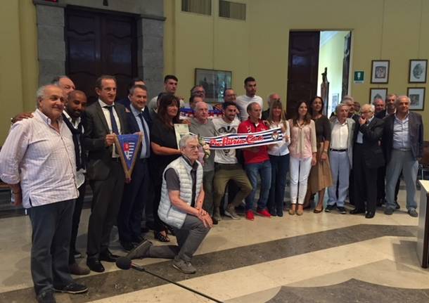 premiazione pro patria sala consiglio busto arsizio 2018