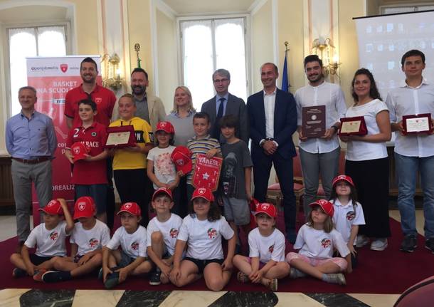 Le premiazioni di “Basket una scuola di vita” 2018