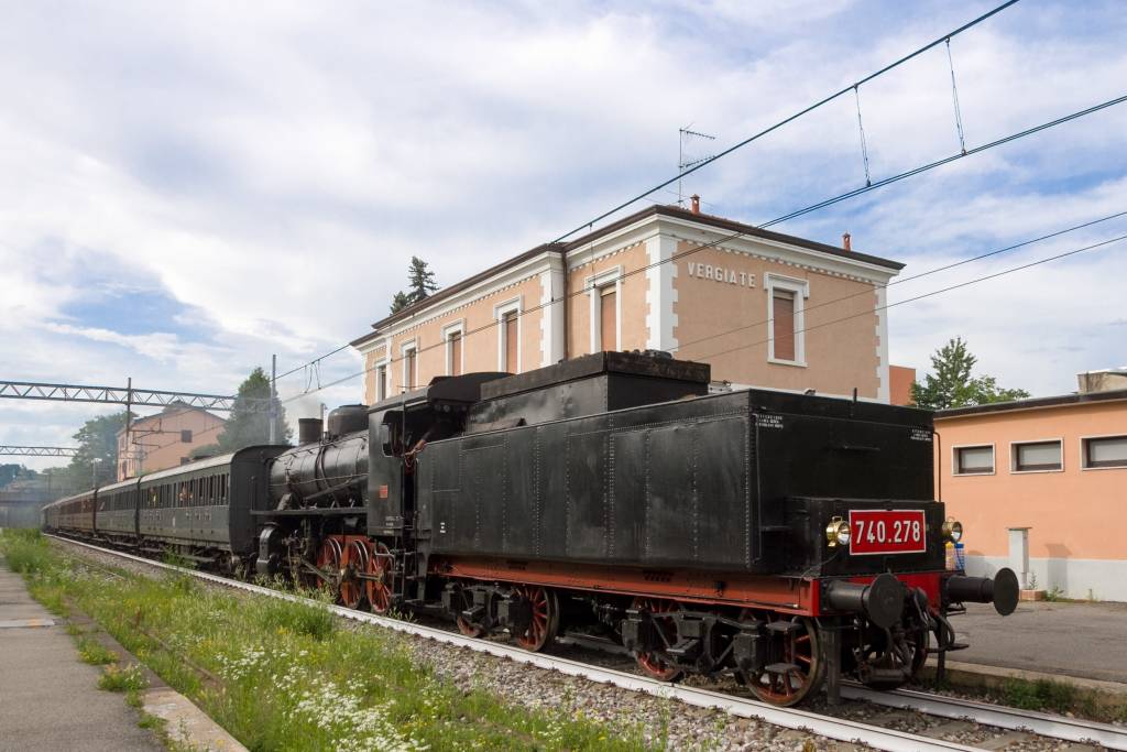 Un treno a vapore per il varesotto