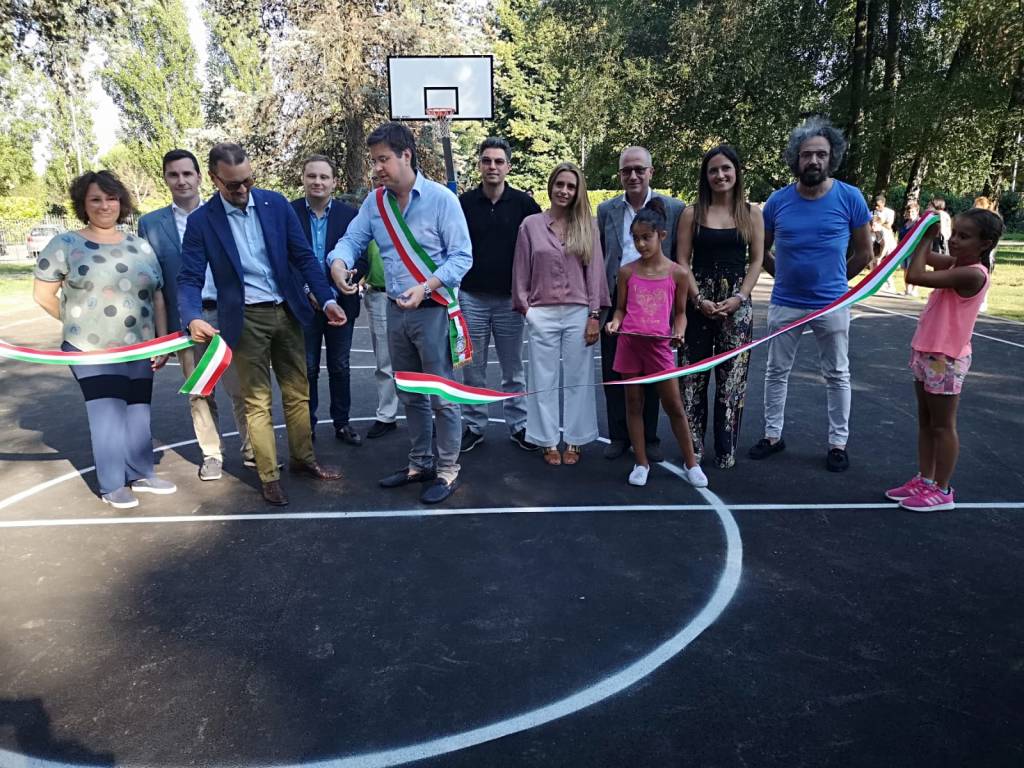 Campo basket Ronchi inaugurazione