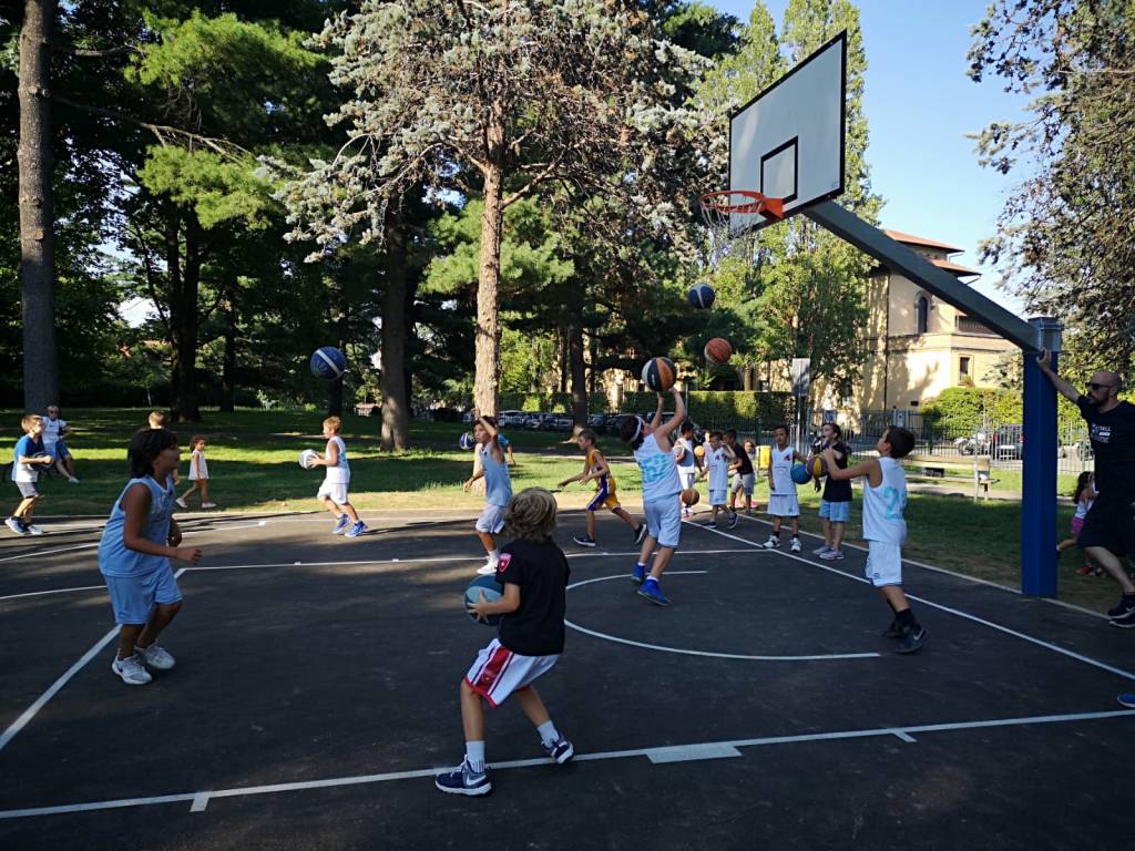 Campo basket Ronchi inaugurazione