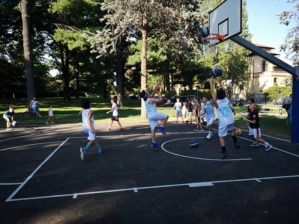 Campo basket Ronchi inaugurazione