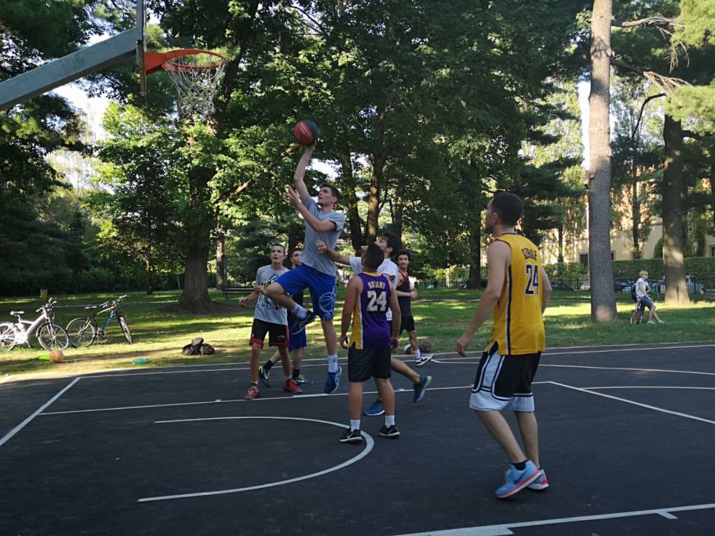 Campo basket Ronchi inaugurazione