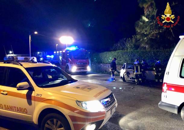 Incidente nella notte a Castelveccana