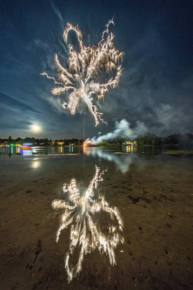 I fuochi d\'artificio di Sesto Calende 2018