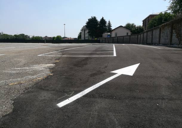 Il nuovo parcheggio della stazione di Busto