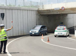 Venegono Superiore - Sottopasso incidente lampada