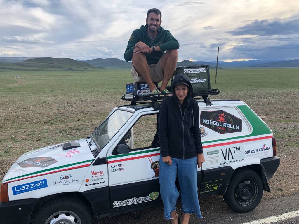 Ottavio ed Enrica quasi alla meta del Mongol Rally