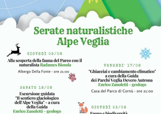 serate naturalistiche all'alpe veglia