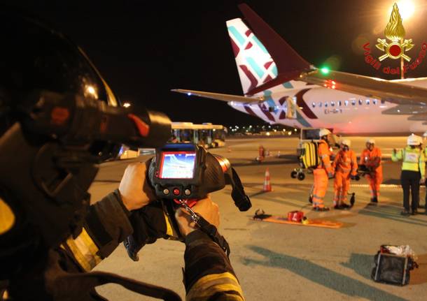 La maxiesercitazione a Malpensa