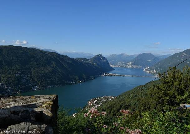 Lago Ceresio da Serpiano - foto di Gianpietro Toniolo