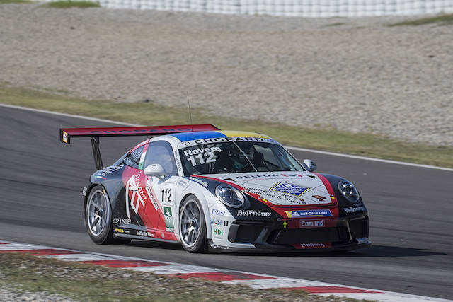 Alessio Rovera a Barcellona nella Porsche Carrera Cup