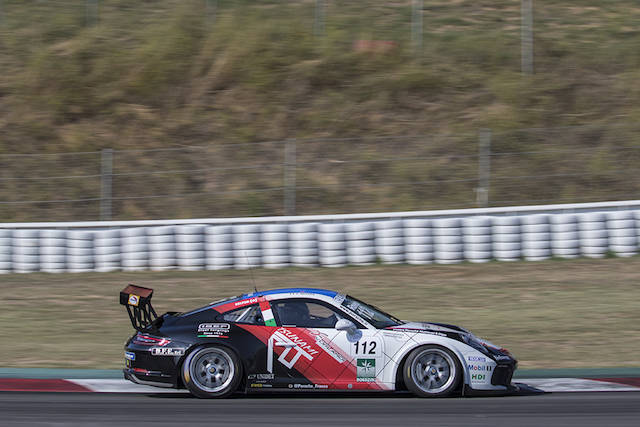 Alessio Rovera a Barcellona nella Porsche Carrera Cup