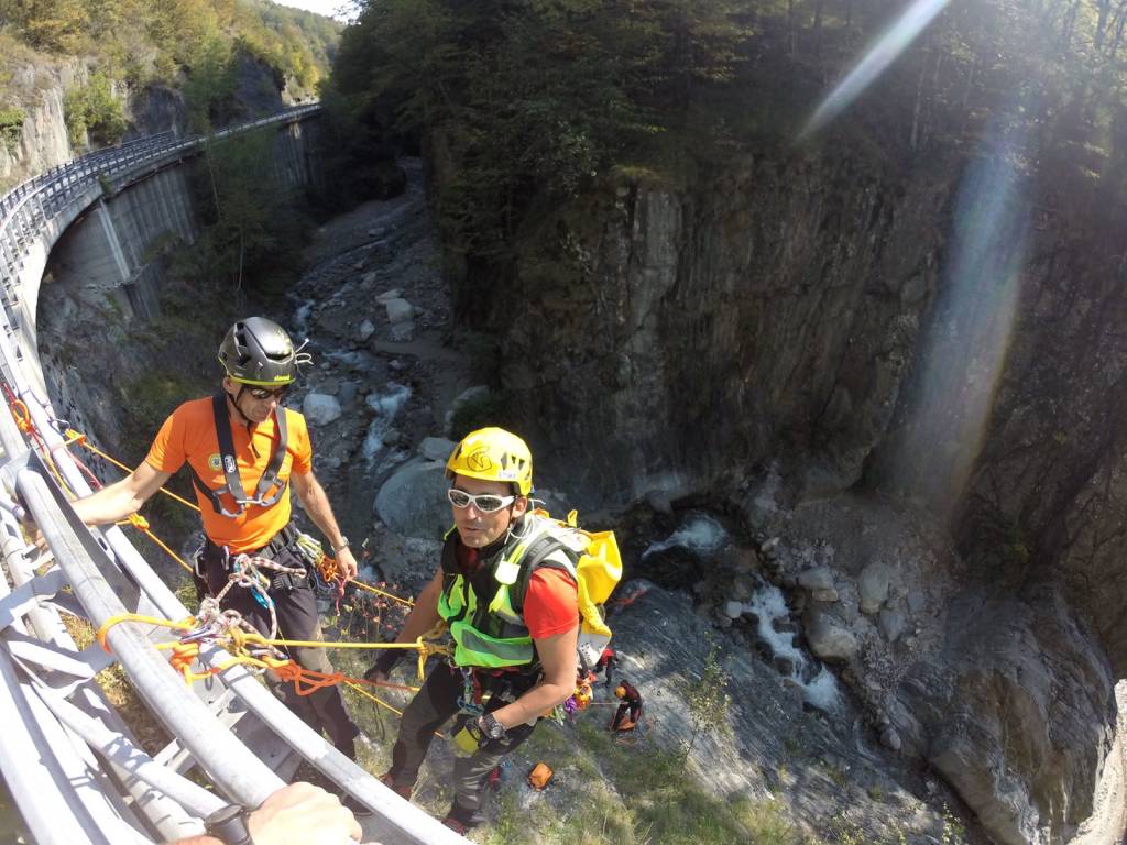 Soccorso alpino, la grande esercitazione in Val d\'Ossola