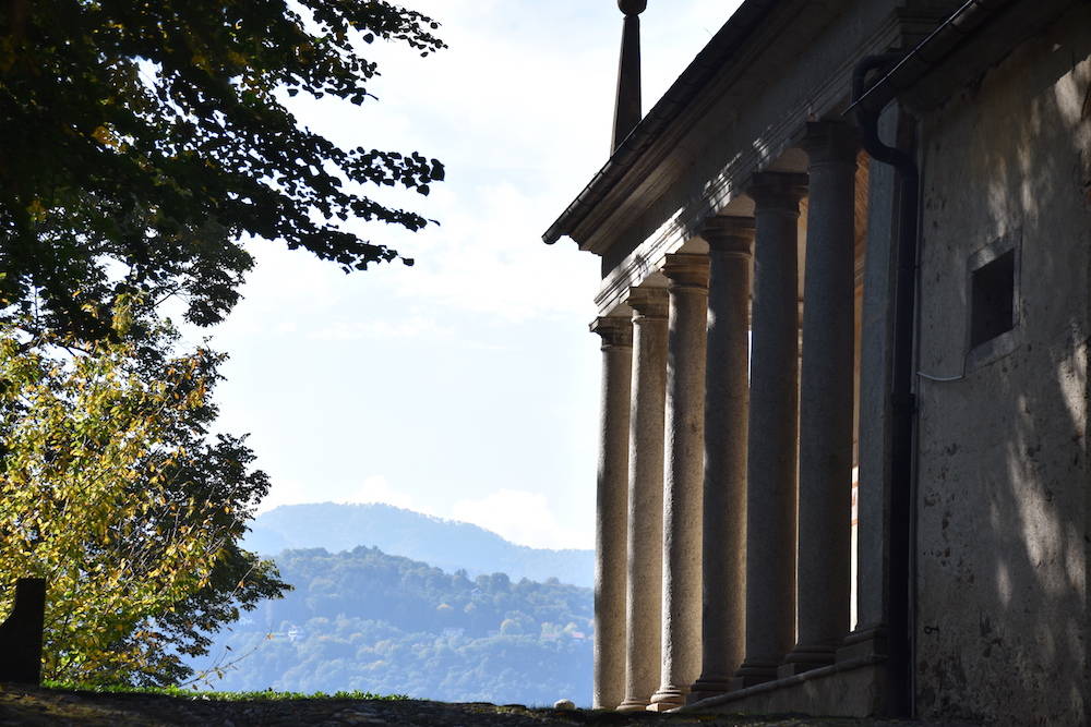 Il Sacro Monte di Orta con i colori dell\'autunno