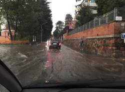 Maltempo, strade e fiumi a Castellanza 