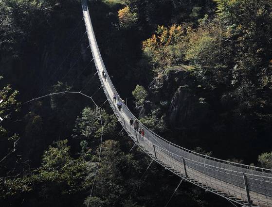 ponte tibetano monte carasso