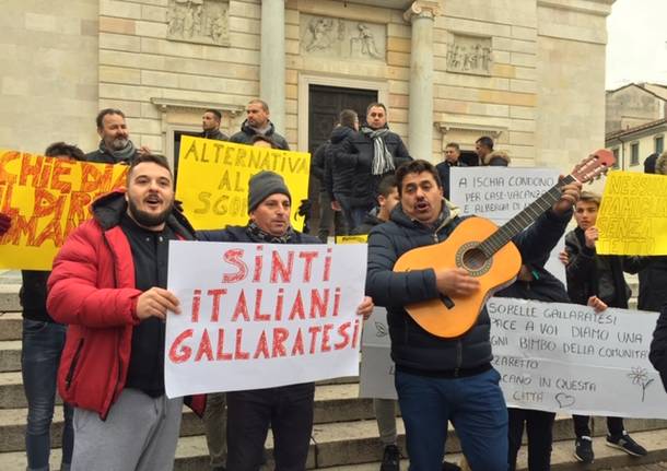 I sinti di Gallarate torneranno a manifestare