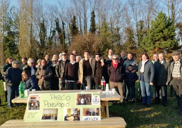 Inaugurato il parco Pensatoio di Marnate