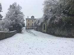 Le cappelle del Sacro Monte con la neve 