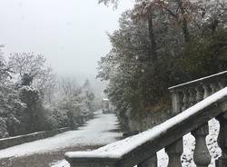 Le cappelle del Sacro Monte con la neve 