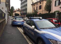 Polizia in via Nino Bixio