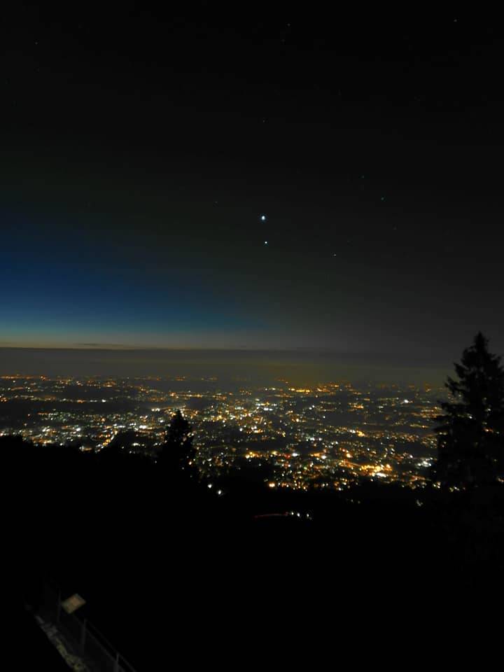 Colazione all'Osservatorio con la Luna