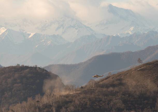 Elisoccorso in azione sul monte chiusarella 