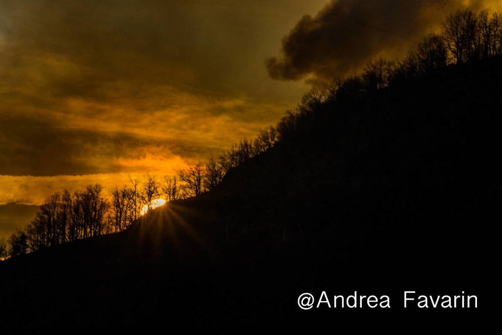 Incendio sulla Martica, foto di Andrea Favarin 